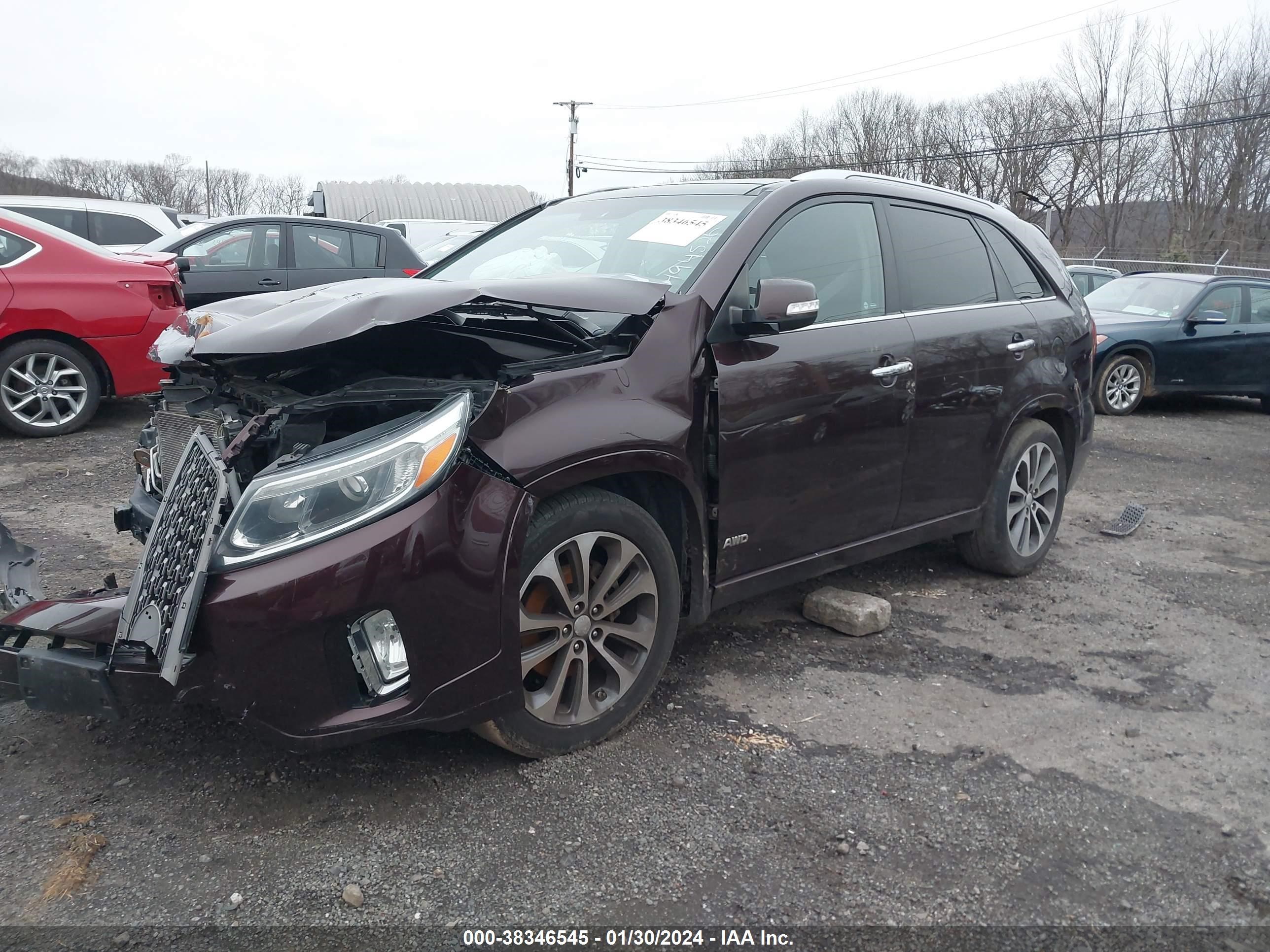 Photo 1 VIN: 5XYKWDA71EG494526 - KIA SORENTO 