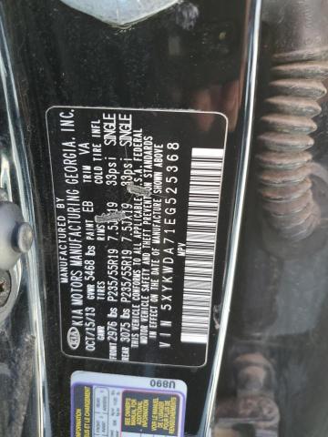 Photo 12 VIN: 5XYKWDA71EG525368 - KIA SORENTO SX 