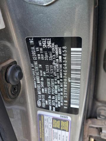 Photo 11 VIN: 5XYKWDA74EG434658 - KIA SORENTO SX 