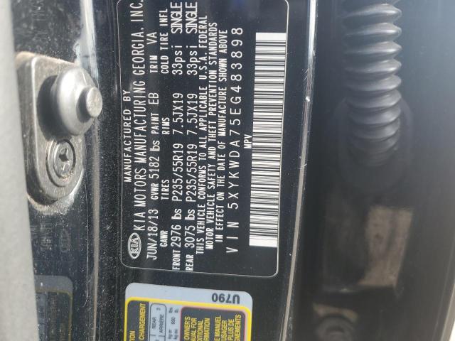 Photo 12 VIN: 5XYKWDA75EG483898 - KIA SORENTO SX 