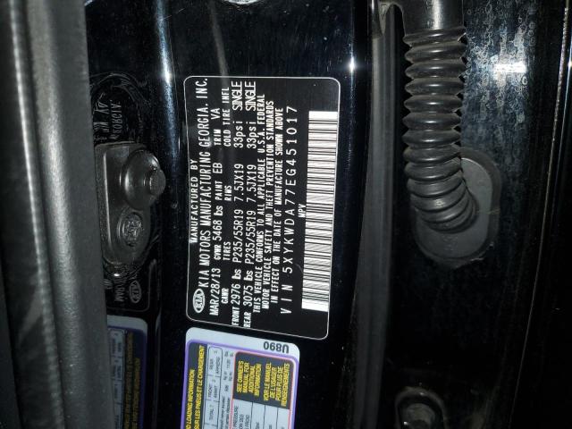 Photo 13 VIN: 5XYKWDA77EG451017 - KIA SORENTO SX 