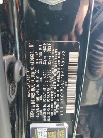 Photo 12 VIN: 5XYKWDA77FG569702 - KIA SORENTO 