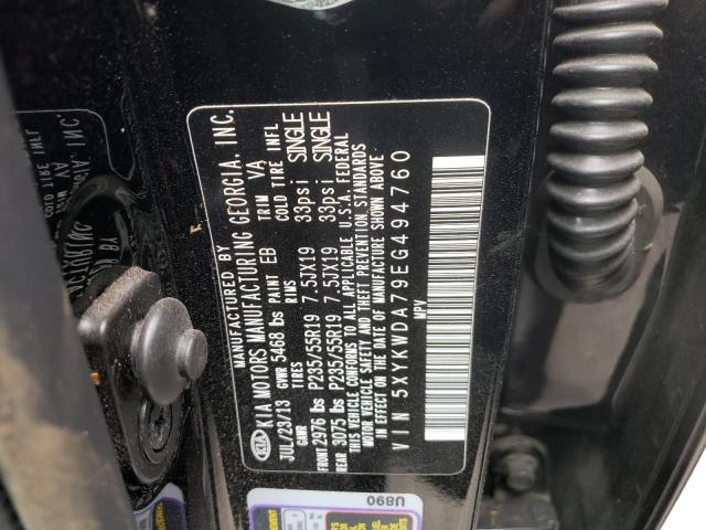 Photo 9 VIN: 5XYKWDA79EG494760 - KIA SORENTO SX 