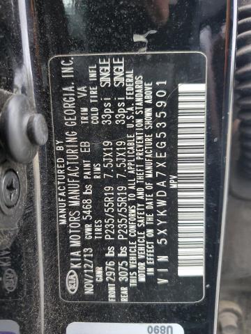 Photo 11 VIN: 5XYKWDA7XEG535901 - KIA SORENTO 