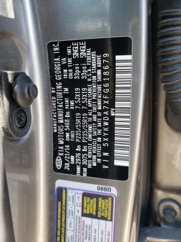 Photo 12 VIN: 5XYKWDA7XFG618679 - KIA SORENTO 