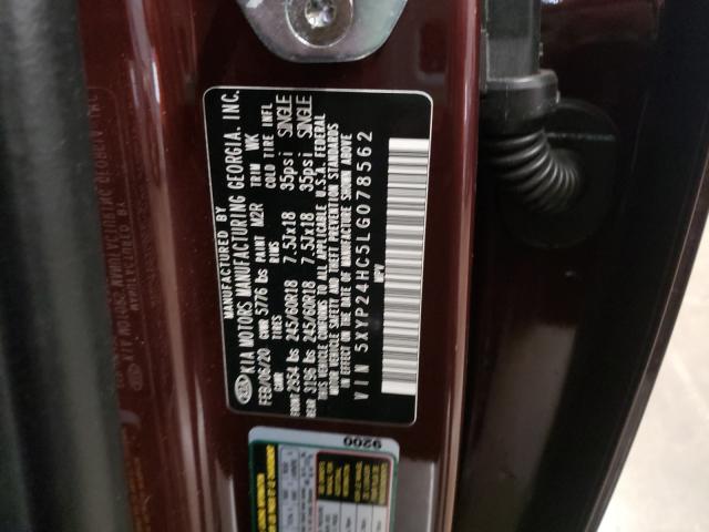 Photo 9 VIN: 5XYP24HC5LG078562 - KIA TELLURIDE 