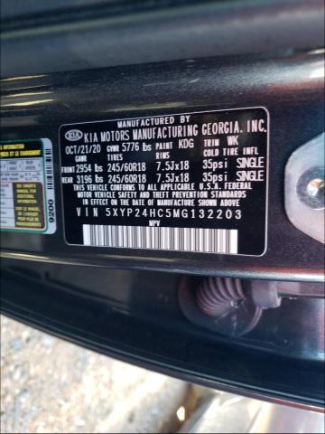 Photo 9 VIN: 5XYP24HC5MG132203 - KIA TELLURIDE 