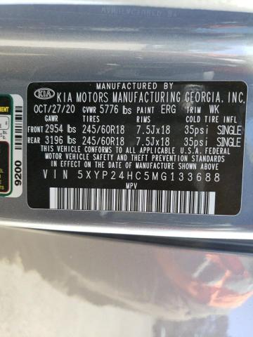 Photo 12 VIN: 5XYP24HC5MG133688 - KIA TELLURIDE 