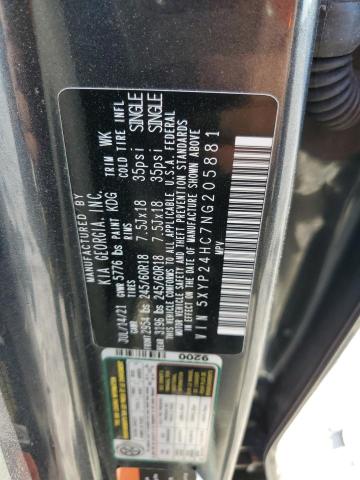 Photo 12 VIN: 5XYP24HC7NG205881 - KIA TELLURIDE 