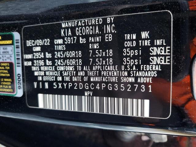 Photo 12 VIN: 5XYP2DGC4PG352731 - KIA TELLURIDE 