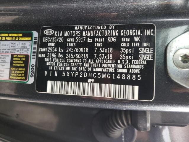 Photo 12 VIN: 5XYP2DHC5MG148885 - KIA TELLURIDE 