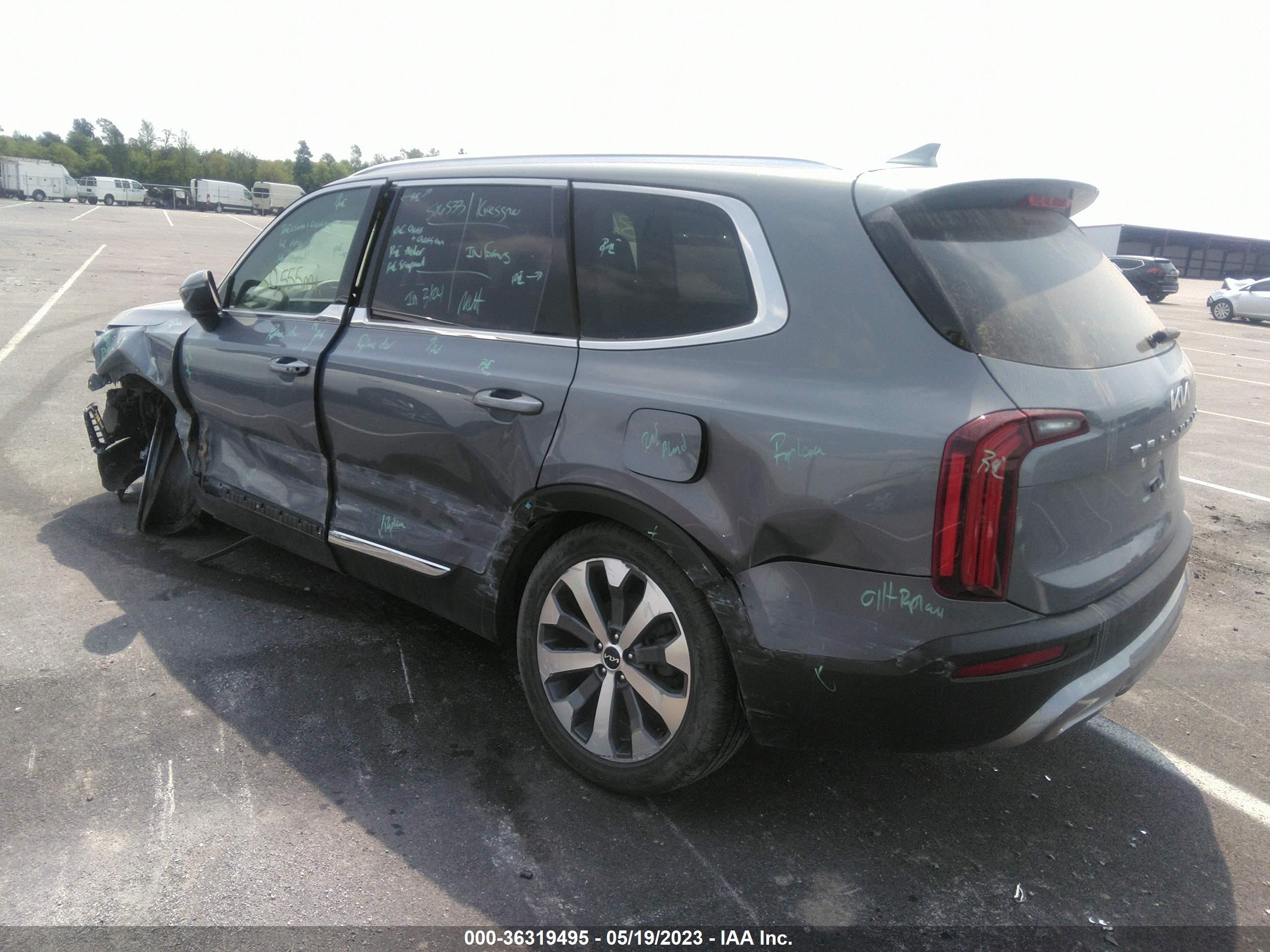 Photo 2 VIN: 5XYP34HC0NG207517 - KIA TELLURIDE 