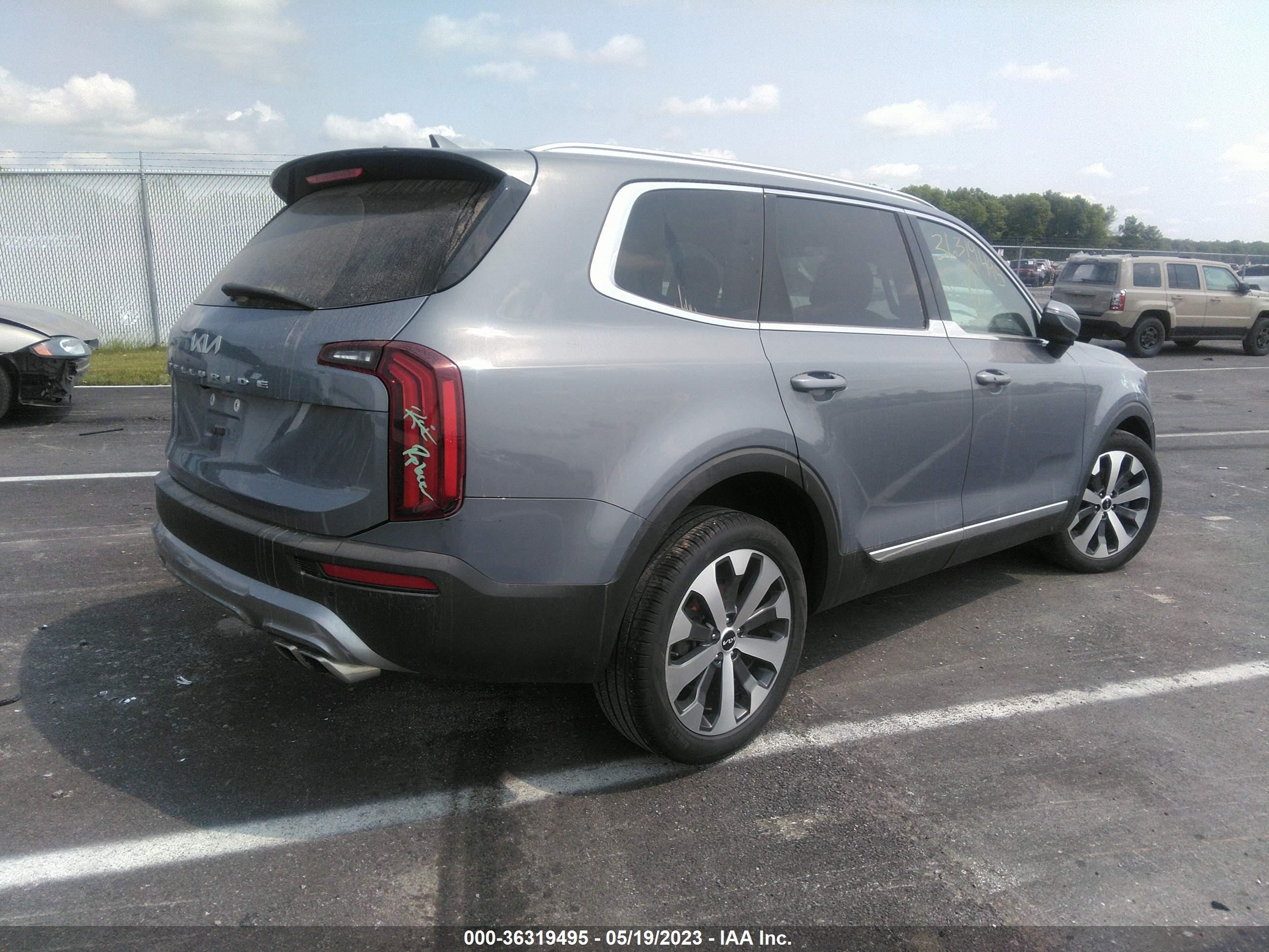 Photo 3 VIN: 5XYP34HC0NG207517 - KIA TELLURIDE 