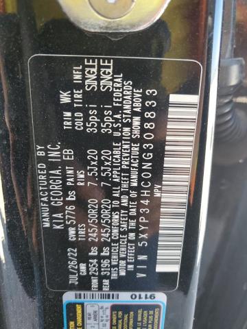 Photo 12 VIN: 5XYP34HC0NG308833 - KIA TELLURIDE 