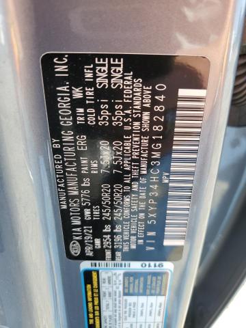 Photo 12 VIN: 5XYP34HC3MG182840 - KIA TELLURIDE 