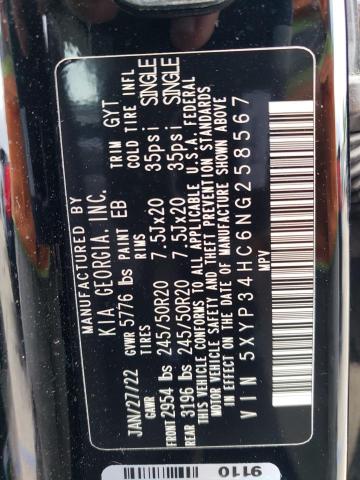 Photo 12 VIN: 5XYP34HC6NG258567 - KIA TELLURIDE 