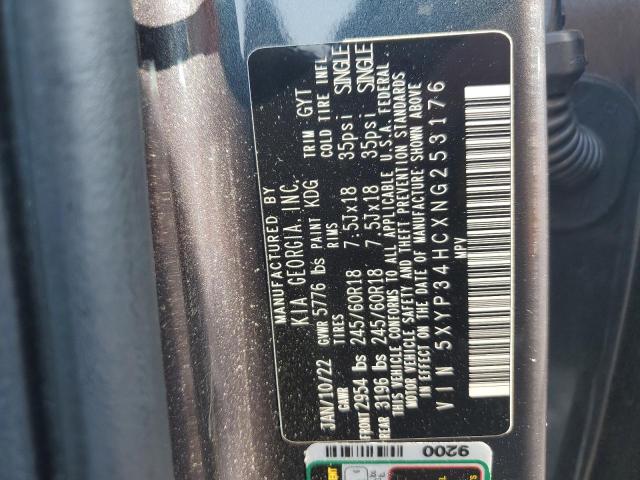 Photo 12 VIN: 5XYP34HCXNG253176 - KIA TELLURIDE 