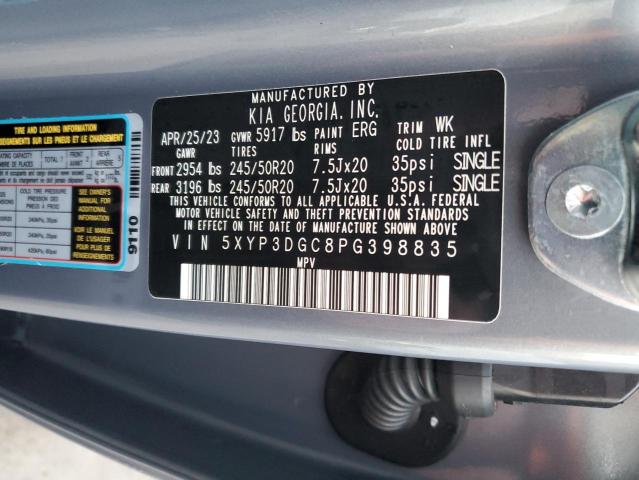 Photo 12 VIN: 5XYP3DGC8PG398835 - KIA TELLURIDE 