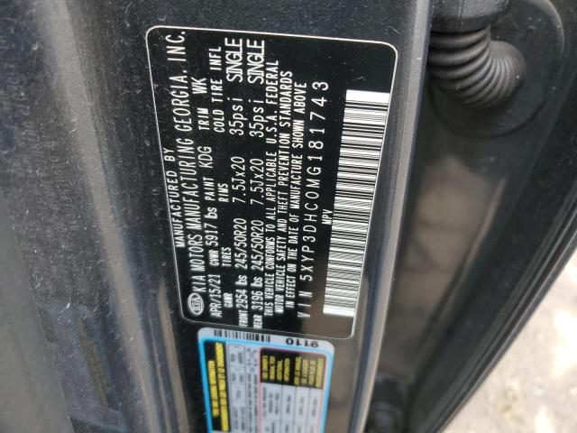 Photo 11 VIN: 5XYP3DHC0MG181743 - KIA TELLURIDE 