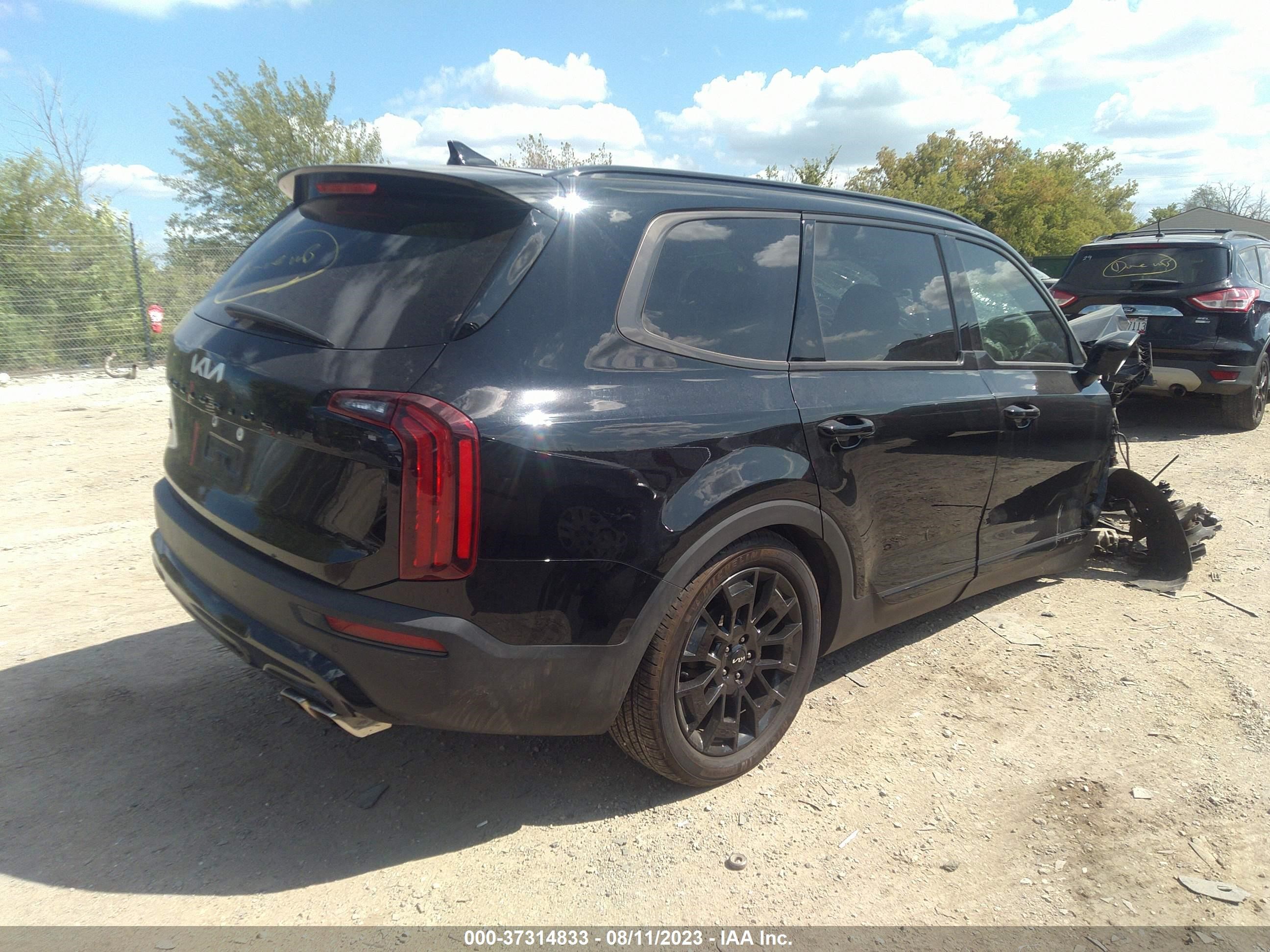 Photo 3 VIN: 5XYP3DHC0NG255082 - KIA TELLURIDE 