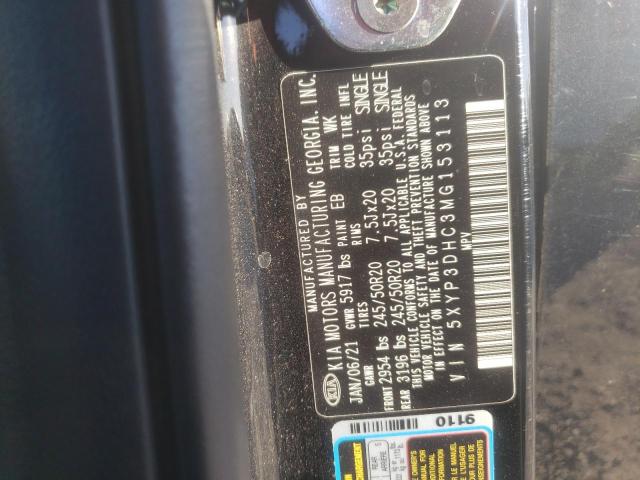 Photo 13 VIN: 5XYP3DHC3MG153113 - KIA TELLURIDE 