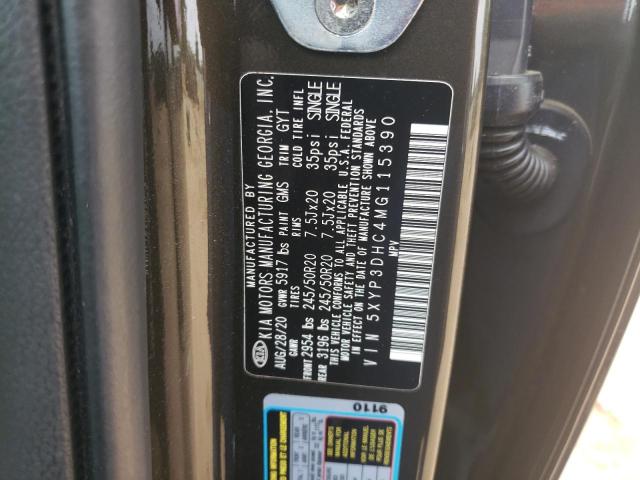 Photo 11 VIN: 5XYP3DHC4MG115390 - KIA TELLURIDE 