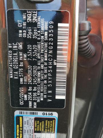 Photo 13 VIN: 5XYP54HC7NG233509 - KIA TELLURIDE 