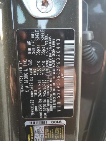 Photo 12 VIN: 5XYP5DGC2PG326443 - KIA TELLURIDE 