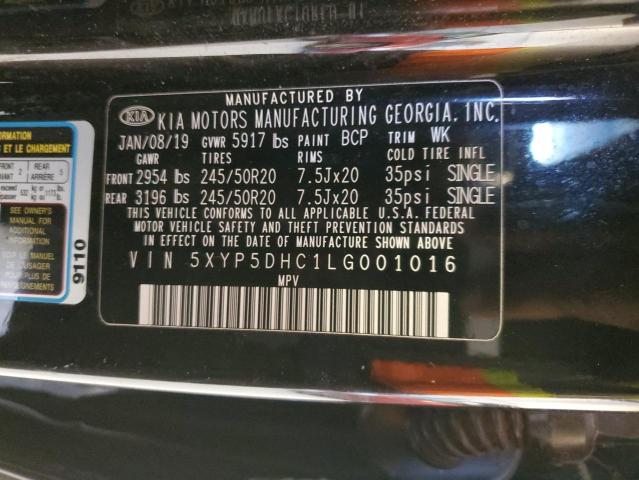 Photo 12 VIN: 5XYP5DHC1LG001016 - KIA TELLURIDE 