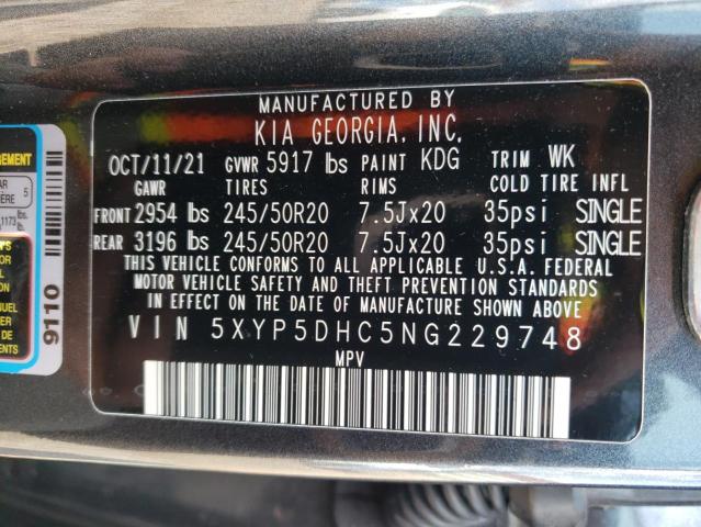 Photo 13 VIN: 5XYP5DHC5NG229748 - KIA TELLURIDE 