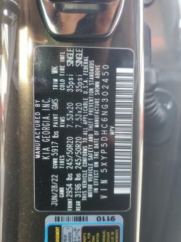 Photo 11 VIN: 5XYP5DHC6NG302450 - KIA TELLURIDE 