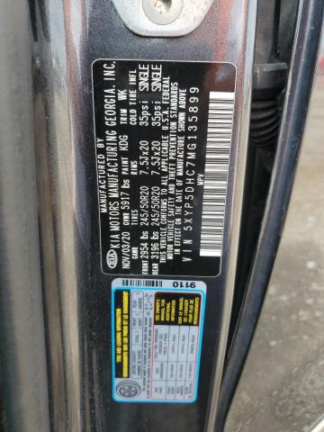 Photo 12 VIN: 5XYP5DHC7MG135899 - KIA TELLURIDE 