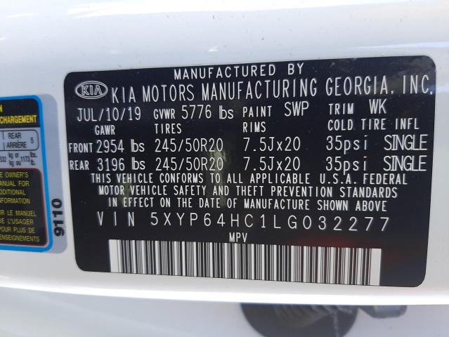 Photo 9 VIN: 5XYP64HC1LG032277 - KIA TELLURIDE 