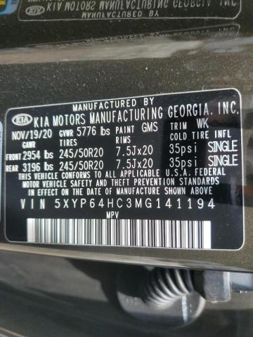 Photo 9 VIN: 5XYP64HC3MG141194 - KIA TELLURIDE 