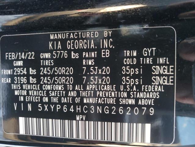 Photo 13 VIN: 5XYP64HC3NG262079 - KIA TELLURIDE 