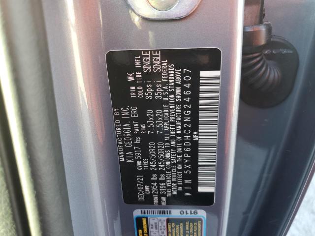 Photo 9 VIN: 5XYP6DHC2NG246407 - KIA TELLURIDE 