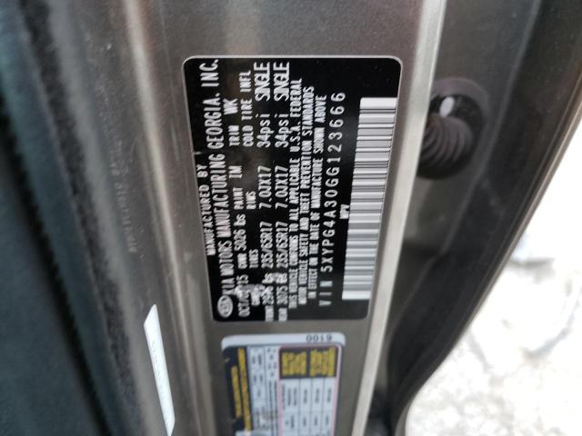 Photo 12 VIN: 5XYPG4A30GG123666 - KIA SORENTO LX 