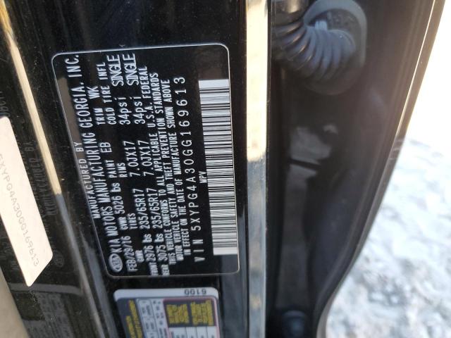 Photo 12 VIN: 5XYPG4A30GG169613 - KIA SORENTO LX 