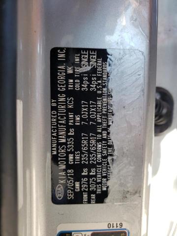 Photo 12 VIN: 5XYPG4A30KG516284 - KIA SORENTO L 