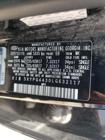 Photo 9 VIN: 5XYPG4A30LG632117 - KIA SORENTO L 