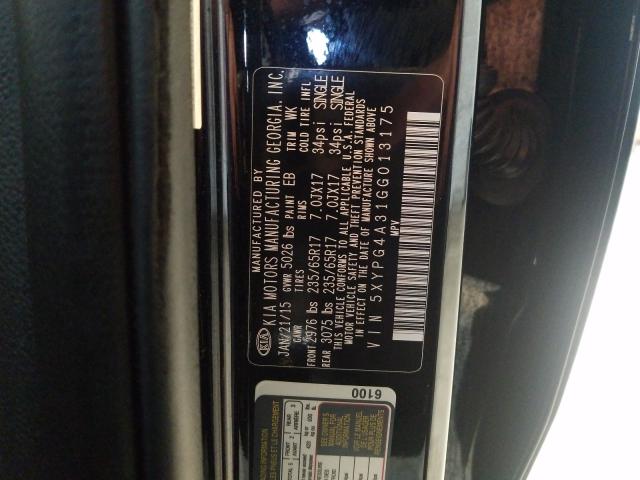 Photo 9 VIN: 5XYPG4A31GG013175 - KIA SORENTO LX 