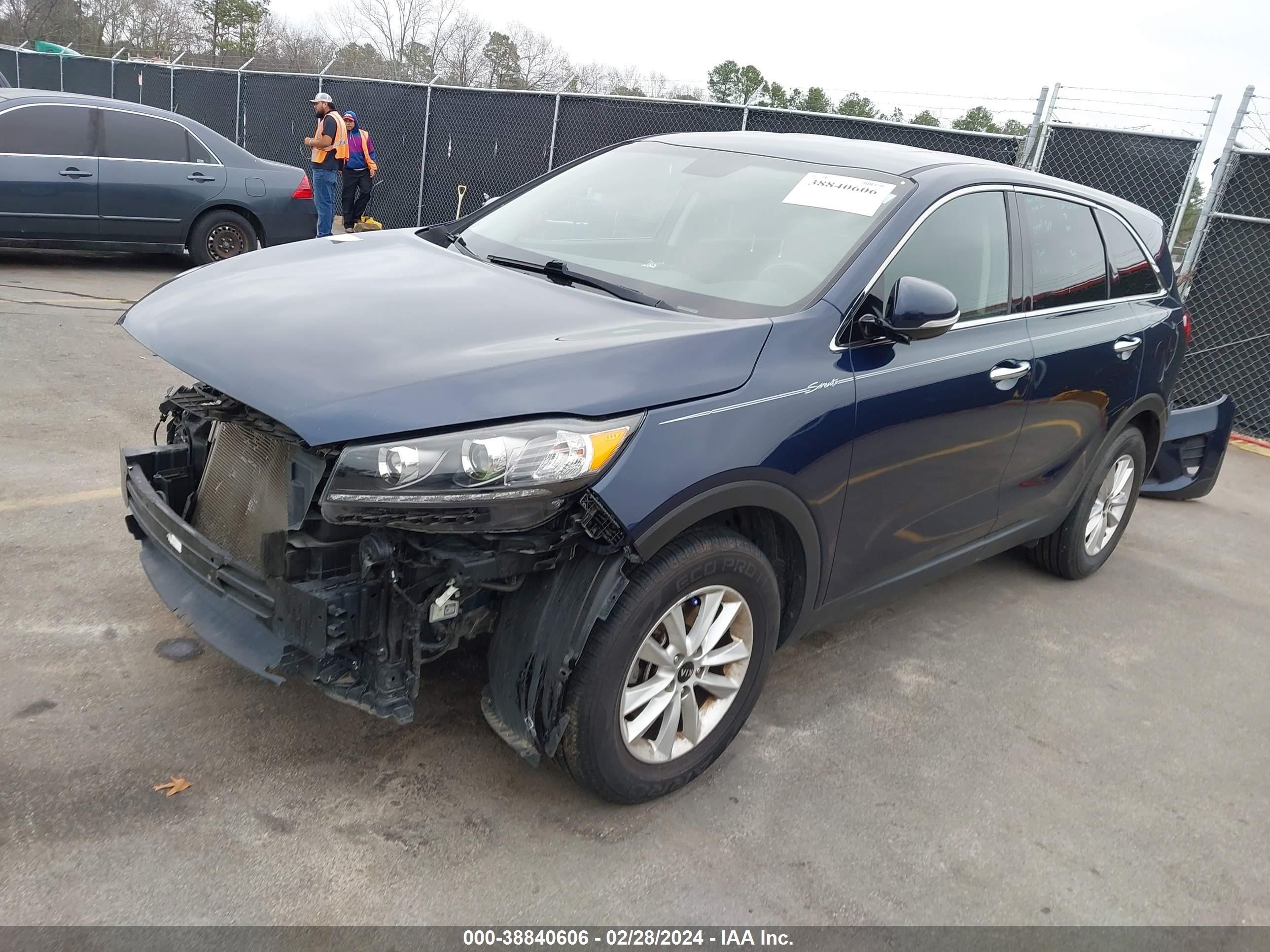 Photo 1 VIN: 5XYPG4A31KG504872 - KIA SORENTO 