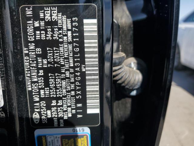 Photo 11 VIN: 5XYPG4A31LG711733 - KIA SORENTO L 