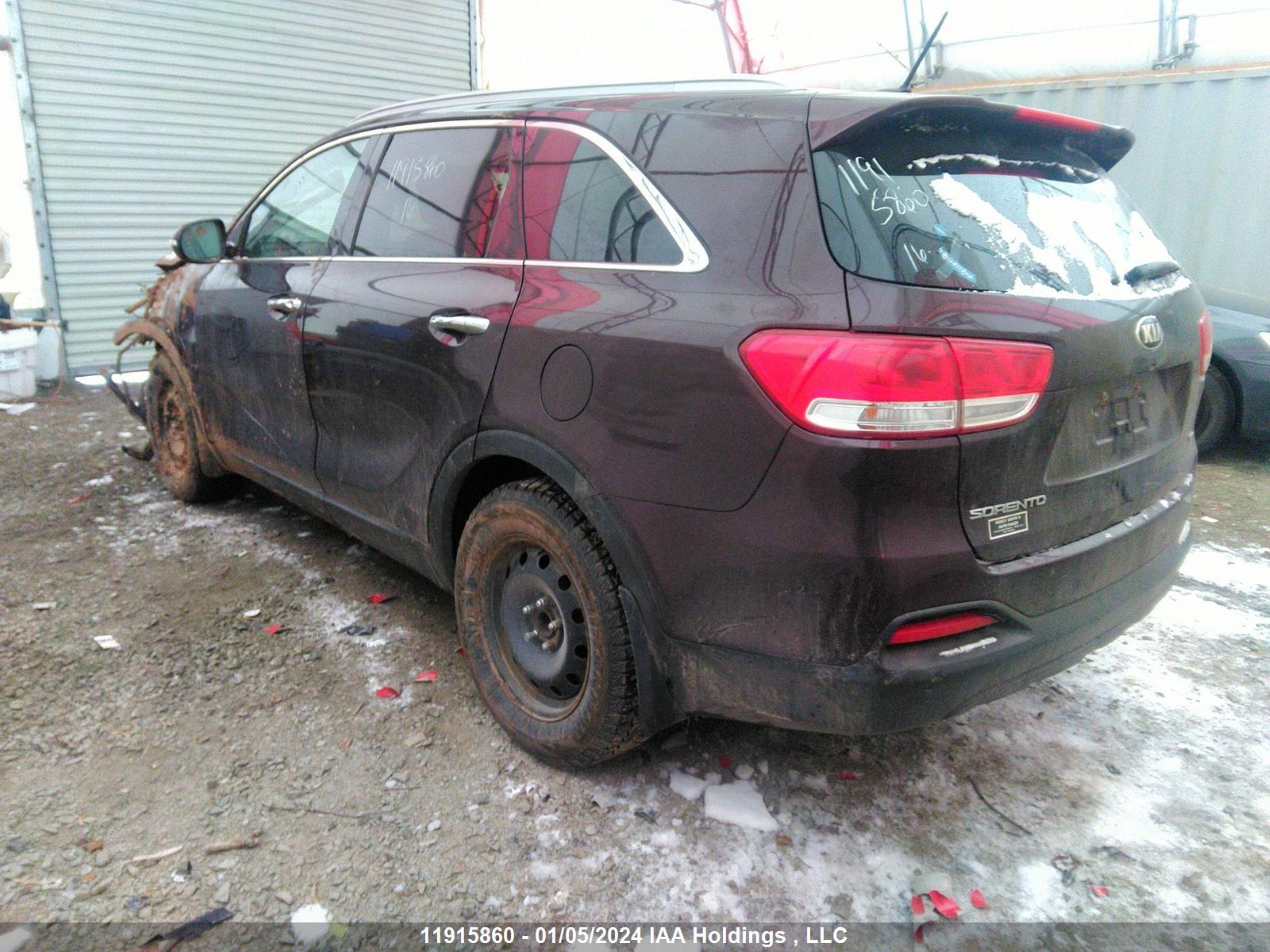 Photo 2 VIN: 5XYPG4A32GG052874 - KIA SORENTO 