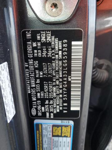 Photo 12 VIN: 5XYPG4A33LG659389 - KIA SORENTO 