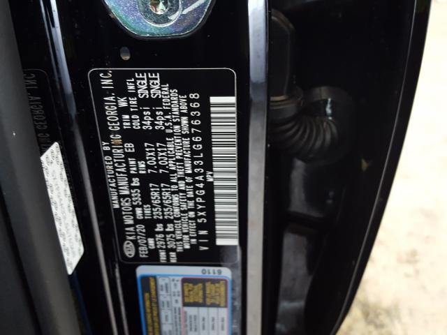 Photo 9 VIN: 5XYPG4A33LG676368 - KIA SORENTO L 