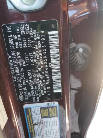 Photo 11 VIN: 5XYPG4A35KG537924 - KIA SORENTO L 