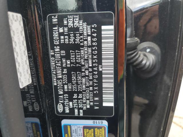 Photo 12 VIN: 5XYPG4A35KG586475 - KIA SORENTO 