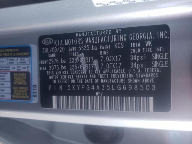 Photo 9 VIN: 5XYPG4A35LG698503 - KIA SORENTO L 