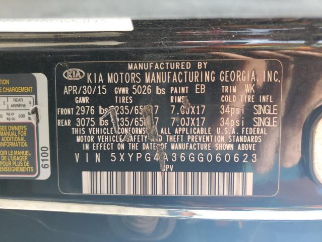 Photo 12 VIN: 5XYPG4A36GG060623 - KIA SORENTO LX 